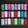 24 Colors Christmas Chunky Mix Glitter for Face Makeup Nails