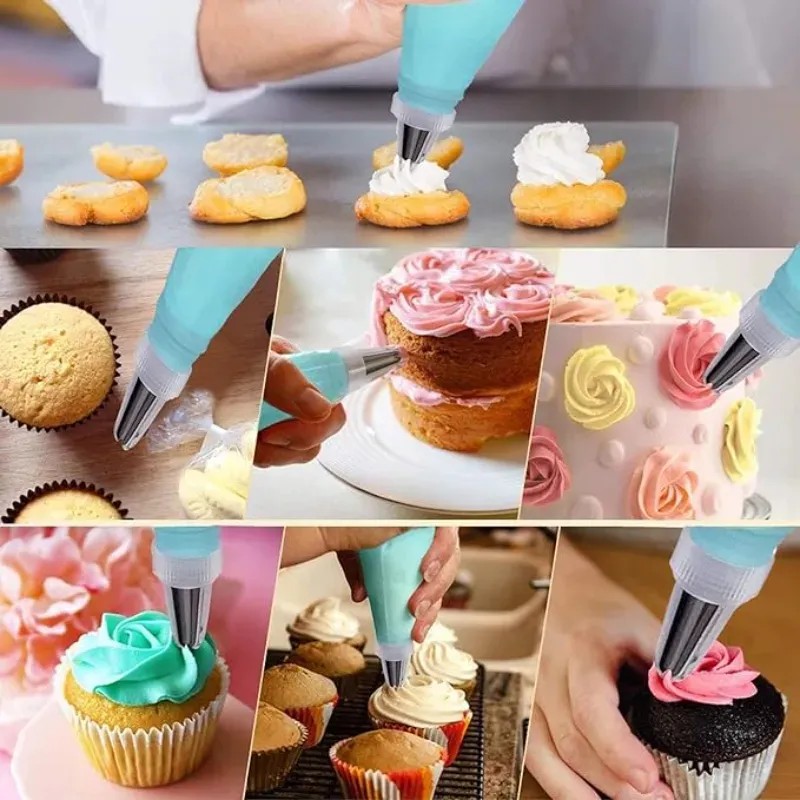 Kit De Mangas Pasteleras Y Poquillas Para Repostería 124pz