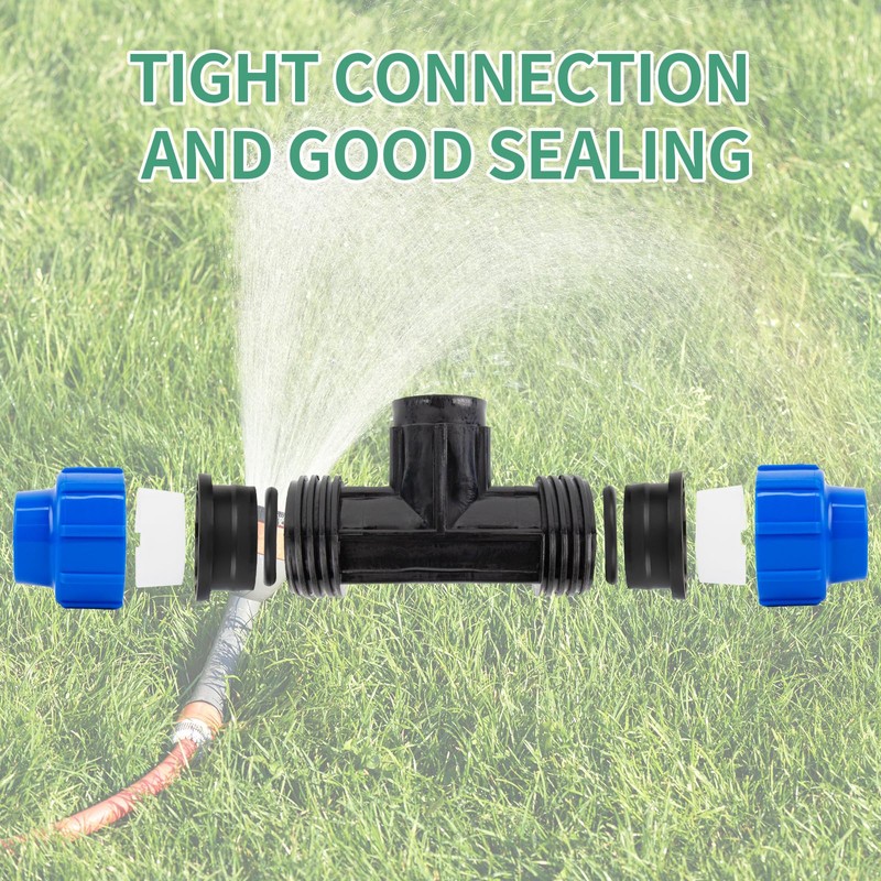 Wzzy Gurden T-Piece PE Pipe Fitting for Thread: Connector for