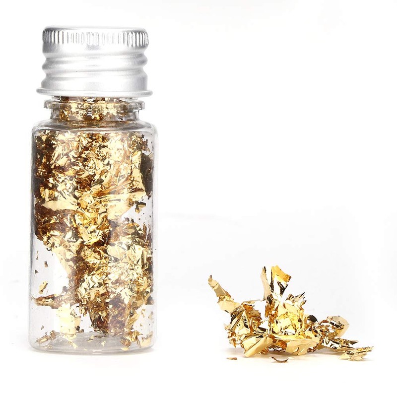Hoja de Oro Comestible, 2 Piezas de Lámina de Hoja