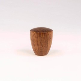 Lamp Finial, Black Walnut, Dome Pattern 8