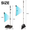 Yangbaga Long Handled Dust Pan and Broom Set for Home,Heavy
