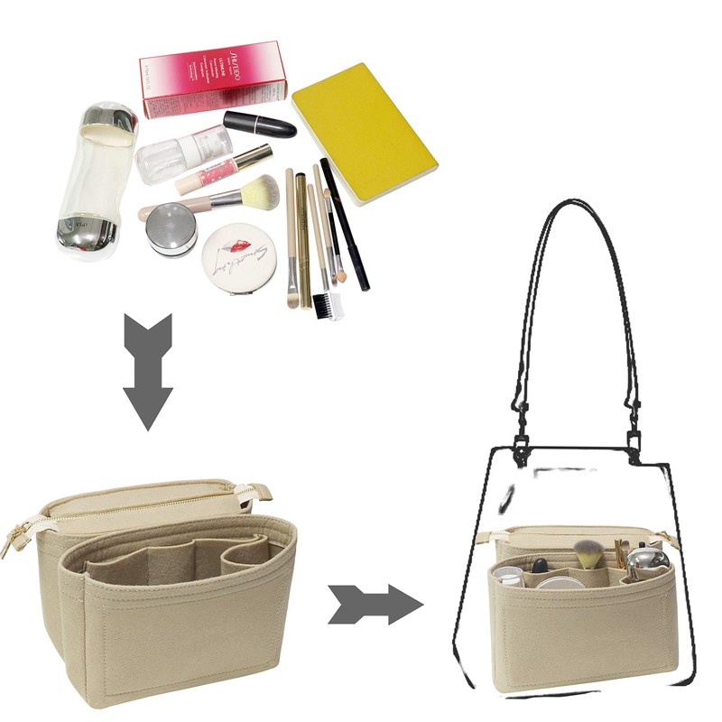 Soyizom Felt Bag Organizer Insert Bag in Bag for Tote