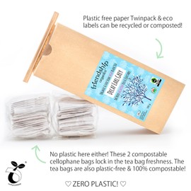 Friendship Organics Decaf Earl Grey Tea Bags, Organic and Fair Trade 36 Count (Pack of 2)