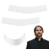 Neer 2 Pcs Priest Collar Vicar Tab Collar White Shirt