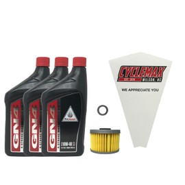 Cyclemax Oil Change Kit compatible with 2000-2006 Honda TRX 350 TRX350 Rancher ATV