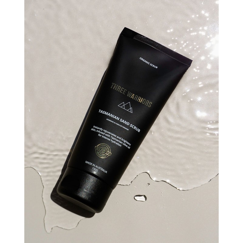 Three Warriors Exfoliating Tasmanian Sand Scrub 150g