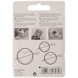 Rayher Rayher Hobby 69083000 Motivstanzer Rund/Kreis, ø 1,90 cm- 3/4 Zoll, geeignet für Papier/Karton bis zu 200g/m², Orange