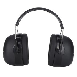 Noise Reduction Earmuffs Hearing Protection Soundproof Earmuffs NRR 37dB for Construction Woodworking Black