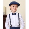 A&J DESIGN Newsboy Hats for Boys Baby Golf Wedding Driver