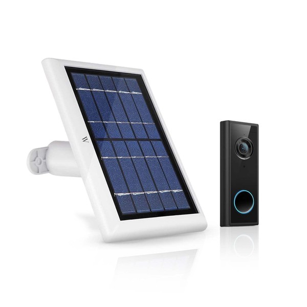 Wasserstein Weatherproof Solar Panel Compatible with eufy Doorbell (Security Wi-Fi