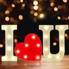 LED Marquee Letter, Light Up Letters, Decorative Led Numbers Lights,