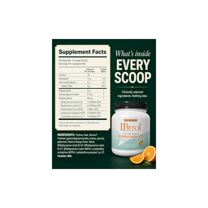 Medtrition Suplemento para la salud intestinal 3 en 1 IBtrol