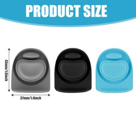 3 Pcs Replacement Stopper Compatible with Owala FreeSip 24oz 32oz Leak Proof Water Bottle Top Replacement Lid Gasket Parts for Owala 19/24/32/40oz Water Bottle Top Stopper Ring Mouthpiece Parts