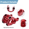 Zreneyfex 31.8mm Diameter Red Direct Mount Stem with Dual Crown