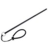 Aluminium reef rod diving stick with hand strap (black), black