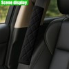 GAOLAOSY 5PCS Extra Long Car Seat Belt Cover Pads, Soft