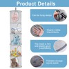Hanging Mesh Storage Basket, 2 PCS Foldable Soft Toy Storage,
