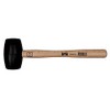 Bahco 3625RM-55 Rubber Mallet with Wooden Handle, Multi-Colour, 250 g
