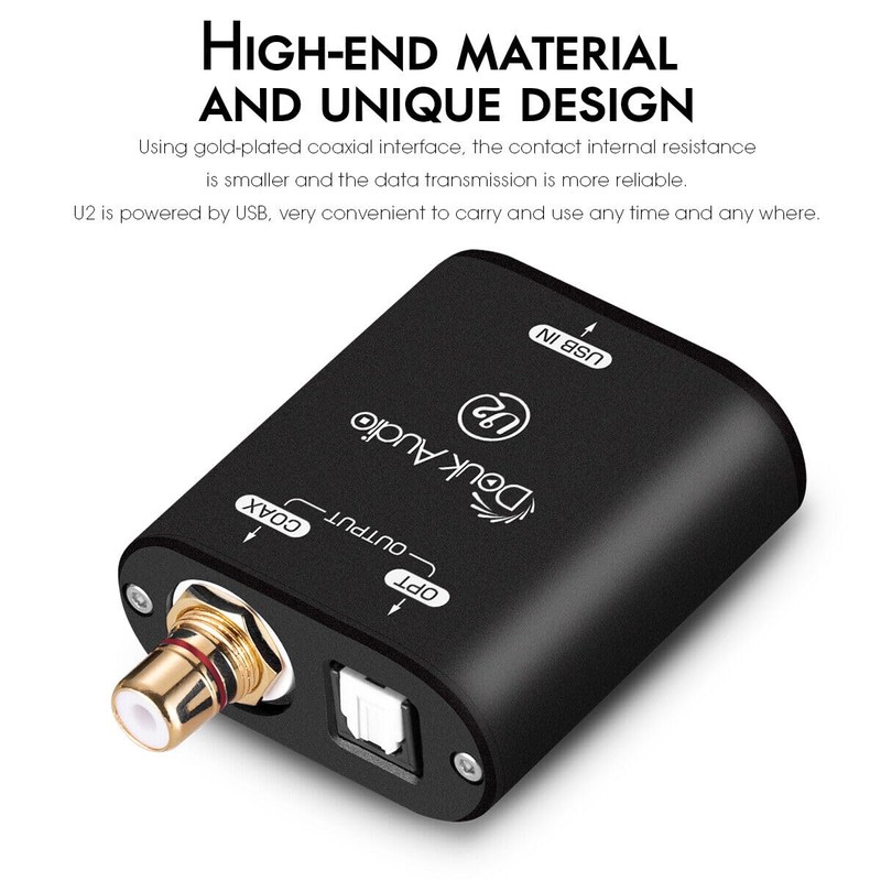 Nobsound Douk Audio U2 USB Converter XMOS XU208 Digital Interface