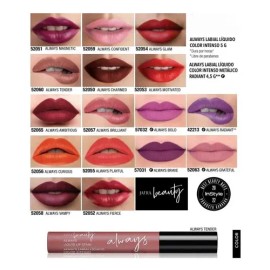 Jafra Labial Liquido Always Larga Duracion Elige Tu Favorito                                                                                          