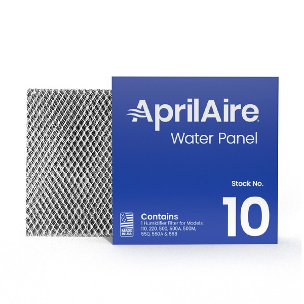 AprilAire 10 Water Panel Humidifier Filter Replacement for AprilAire Whole House Humidifier Models 110, 220, 500, 500A, 500M, 550, 550A, 558 (Pack of 10)