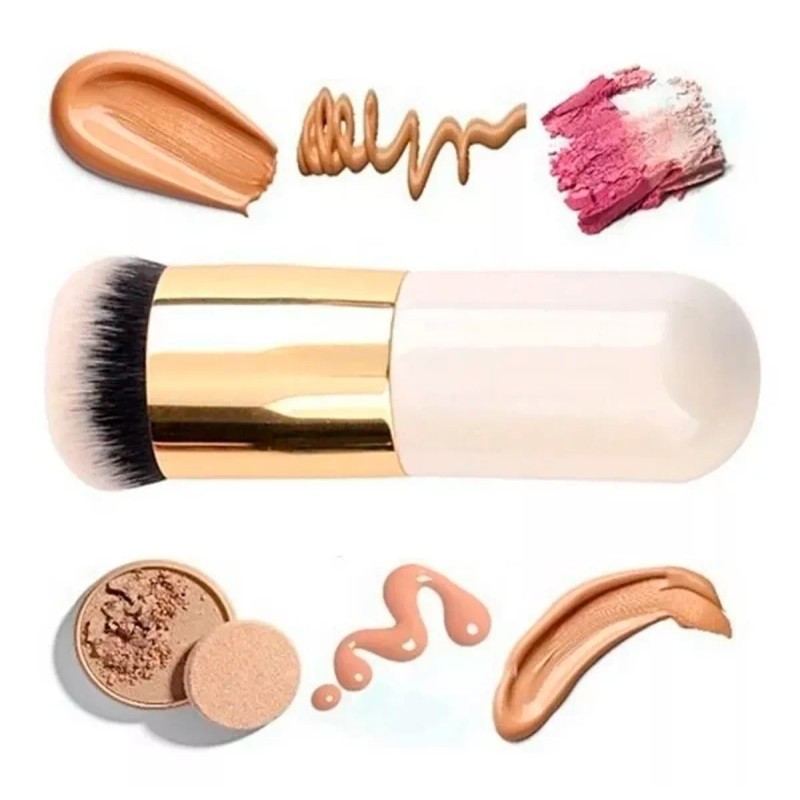 Kabuki Brocha Kabuki La Mejor Maquillaje Mineral Compacto Suave