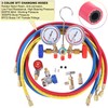 JIFETOR 3 Way AC Manifold Gauge Set, HVAC Diagnostic Charging