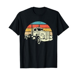 Retro Trucker - Big Rig Hauler Truck Driver Trucking T-Shirt