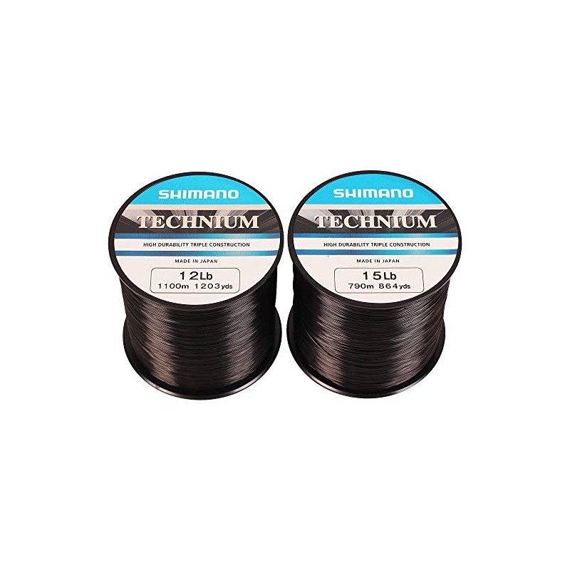 Shimano Technium Line Bulk Spool (15lb 0.38mm 823m)