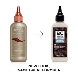 Clairol Professional Beautiful Collection Advanced Gray Solutions, 4R Mahogany Red Brown, 3 oz. - Packaging May Vary