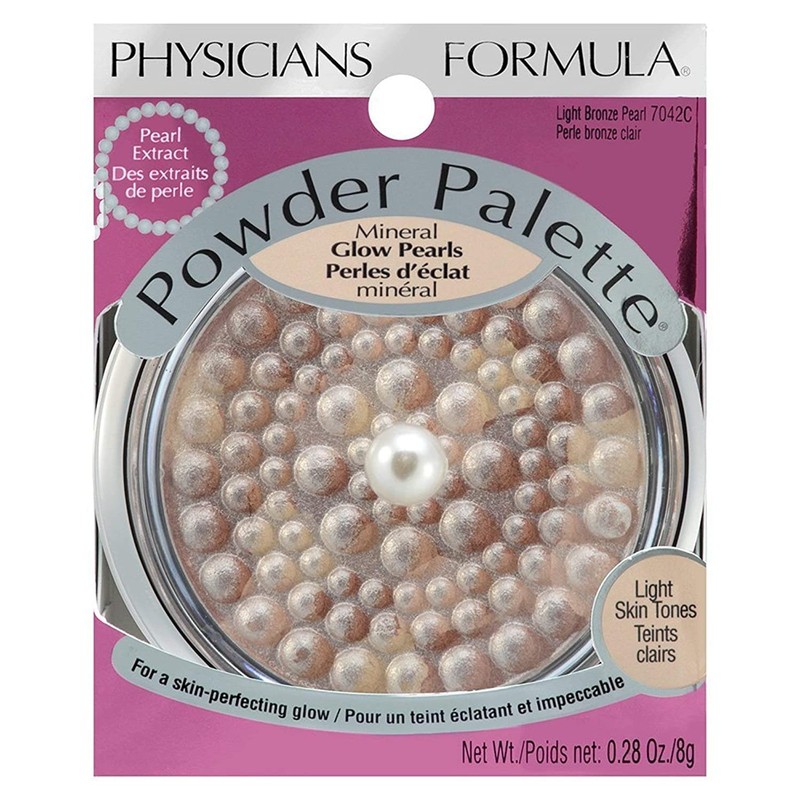 Physicians Formula Powder Palette Mineral Glow Pearls, Light Bronze, 0.28