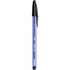 BIC Penne Nere a Sfera, Cristal Soft, Punta Media (1.2