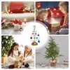 Christmas Tree Crystal Lamp | Rotating Glitter Christmas Tree Desk