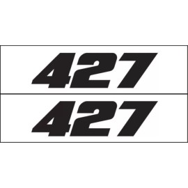 Metro Auto Graphics 427 Horsepower Decal Sticker Fits Chevy Corvette GM Engine