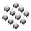 sourcing map 5.8x5.8x10mm PCB DIP Mounting Tact Tactile Push Button