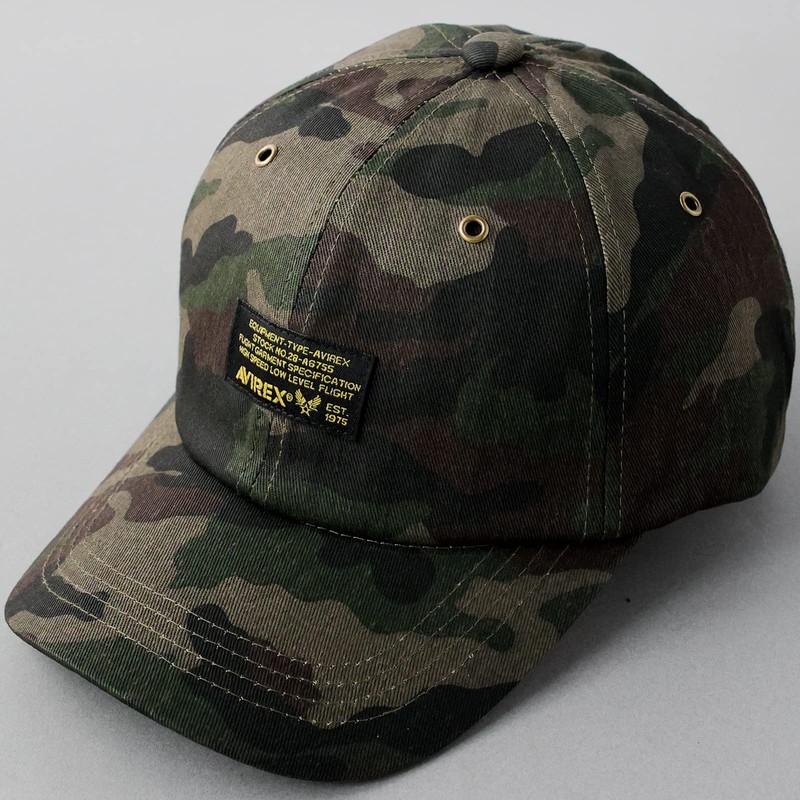 Avirex Men’s Military Tag Baseball Cap, Hat, Cotton Cap, Polo