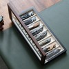 Bonaking Knife Display Case for 8 Pocket Knives Pocket Knife