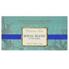 Fortnum and Mason. Royal Blend 25 Tea Bags 50g 1.76oz (1 Pack) Cellophane Sealed Box
