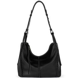 The Sak Los Feliz Hobo Purse - Premium Large Leather Women's Handbag for Everyday & Travel - Durable Purse With Zipper Pocket