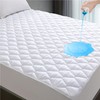 Lunsing Full Size Mattress Protector, Waterproof Breathable Noiseless Mattress Pad