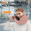 PKADIR Travel Neck Pillow Airplane, Memory Foam Travel Pillows for