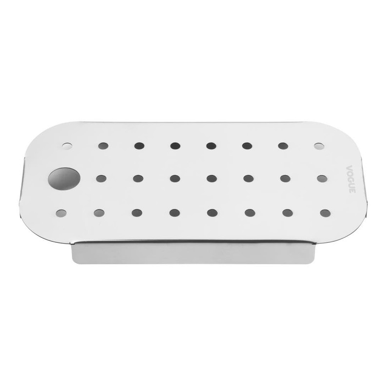 Vogue Stainless Steel GN Drainer Tray for GN 1/4