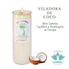 VELADORA DE COCO | OFRENDA, ABRIR CAMINOS, LIMPIA ENERGÉTICA, VELA