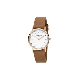 Liebeskind Berlin women's analogue quartz watch with leather armband, Strap