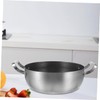 GRIRIW Stainless Steel Non Stick Cooking Pot Versatile Hot Pot