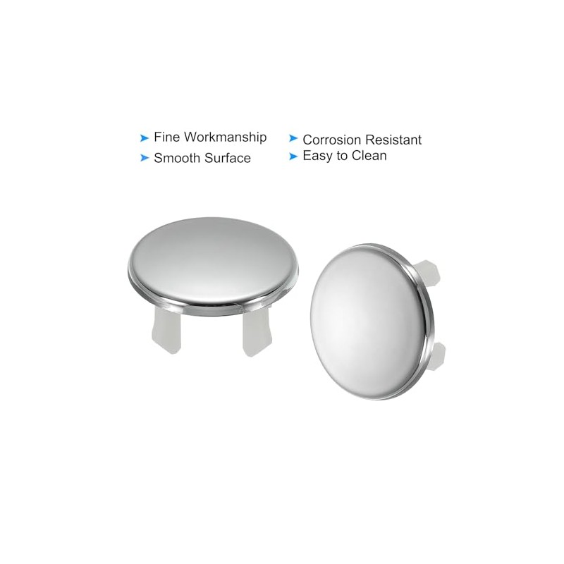 PATIKIL Sink Overflow Ring, 3Pcs Sink Trim Cover Basin Trim