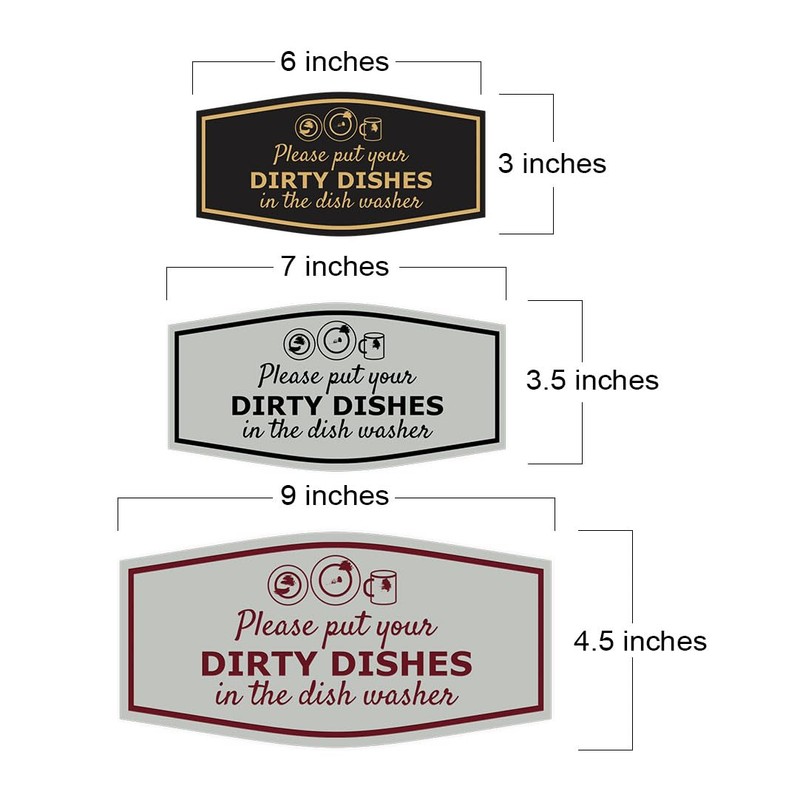Signs ByLITA Fancy Please Put Your Dirty Dishes In The