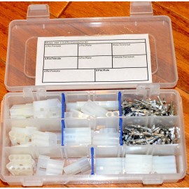 Molex .093 Series Free Hanging Connector Kit. 2-3-4 Pin.  22-18 Ga.  196 Pieces