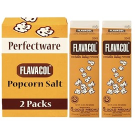 PerfectwarePWFlavacol2CT Flavacol Popcorn Season Salt - 35oz - Pack of 2 Cartons